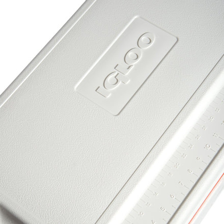 Igloo Super Tough Cooler Stx, 72 Qt, White/Orange 00044950