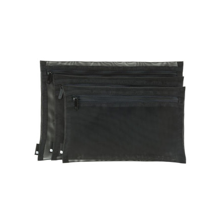 Incase Zip Pouch, 3 Pack, Black INTR400180-BLK