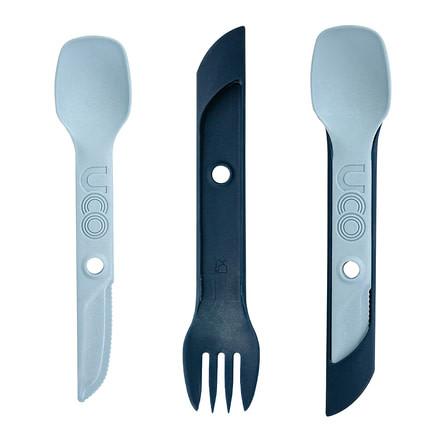 Industrial Revolution Switch Spork Utensil Set, Stone Blue, F-SP-SWITCH-STONEBLUE