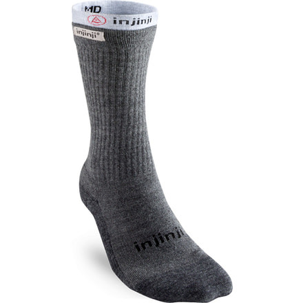 Injinji Liner+Hiker Socks - Mens, Charcoal, S/M, 333378-CHR-S/M
