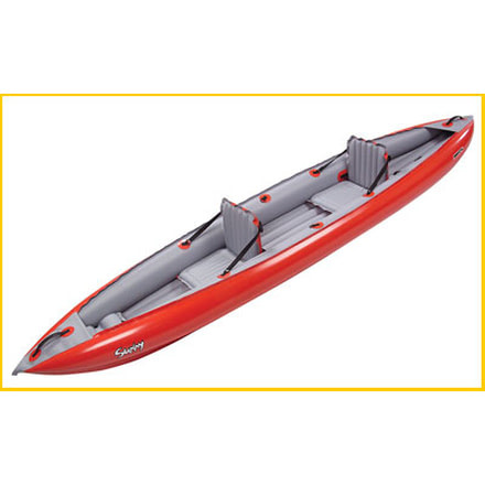 Innova Sunny Inflatable Kayak-Red/Grey