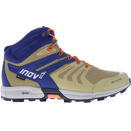 Inov-8 Roclite 345 G GTX V2 Hiking Boots - Mens, Khaki/Navy, 9.5/ 44/ M10.5/ W12, 001-071-KHNY-M-01-105