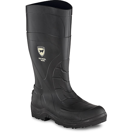 Irish Setter Ironton, Rain Boots, Polyurethane, Steel Toe, Black, 7.5, 89010D 070