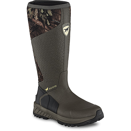 USED Irish Setter MudTrek, Rain Boots, Vulcanized Rubber, Mossy Oak Break-Up Country, 10, 04844E 100, EDEMO1