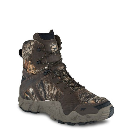 Irish Setter VaprTrek 2854 Mens Boot, 8 in Height, Waterproof, Leather, Insulated, D Medium Width, Realtree Edge, 8, 02854D 080