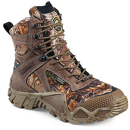 Irish Setter VaprTrek 2870 Boot, 8 Inch, Waterproof, Brown / Realtree Xtra CAMO, 8.5 Medium 02870D 085