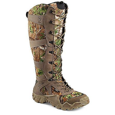Irish Setter VaprTrek 2875 Snake Boot, 17 Inch, Waterproof, Snake Guard, Brown / Realtree Xtra Green CAMO, 13 Medium 02875D 130
