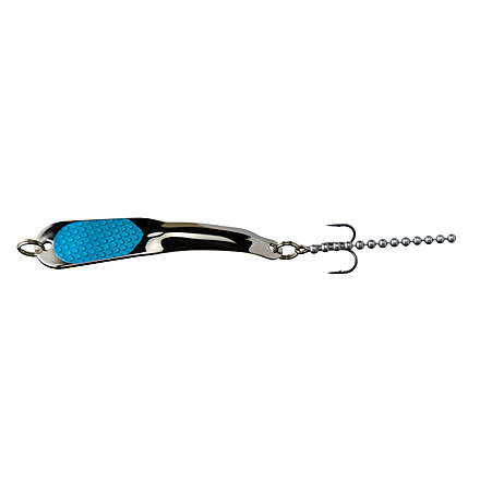 Iron Decoy Steely 3 Lure 2.75, Silver/Light Blue, 1/4 oz, Steely 3 SLB