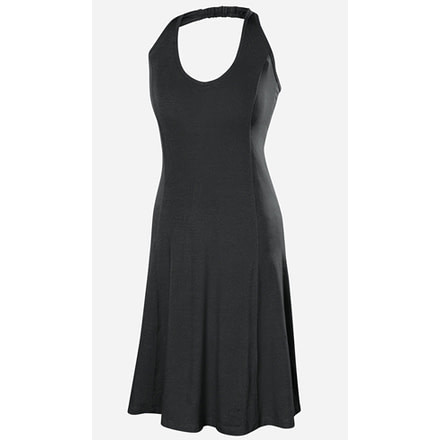Isis Gemma Halter Dress - Women's-Black-Small