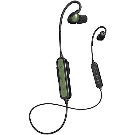 ISOtunes Sport Advance BT 2.0 Protective Ear Plugs, 26 dB, 1 Pair, OD Green, Universal, IT-36B