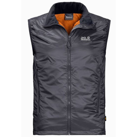 Jack Wolfskin Air Lock Vest Men, Ebony, 2X Large, 1203731-6230006
