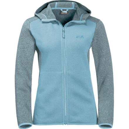 Jack Wolfskin Elk Hooded Jacket - Womens, Stratosphere, Large, 1707081-1145004