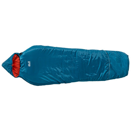 Jack Wolfskin GROW UP COMFORT Sleeping Bag - Kids, Moroccan Blue, One Size 3003791-1800012