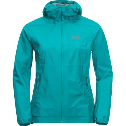 Jack Wolfskin Misty Peak Jacket - Womens, Aquamarine, Small, 1111151-1105002