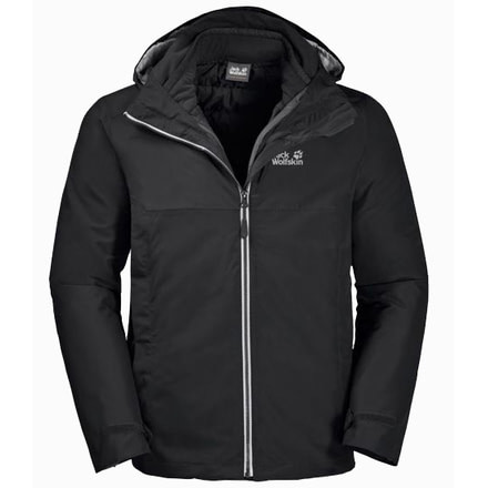 Jack Wolfskin North Fjord Jacket Men, Black