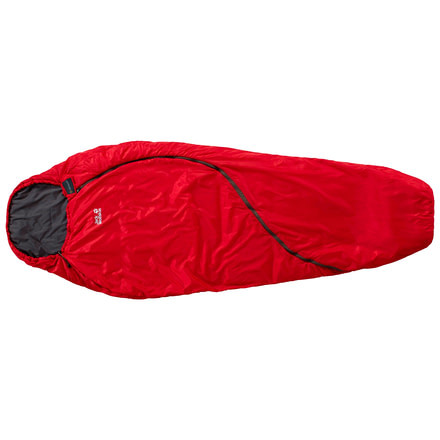 Jack Wolfskin SMOOZIP 3 WOMEN Synthetic Fill Sleeping Bag - Womens, Red Fire, One Size 3004491-2590012