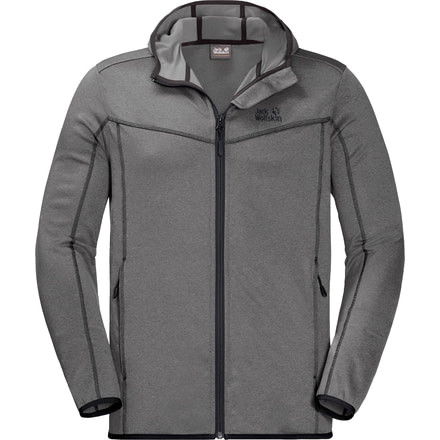 Jack Wolfskin Sutherland Hooded Jacket - Mens, Tarmac Grey, Extra Large, 1706611-6011005