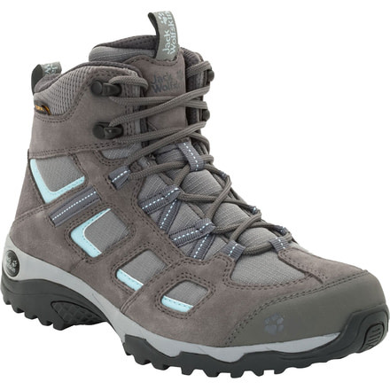 Jack Wolfskin Vojo Hike 2 Texapore Mid - Womens, Tarmac Grey, 9.5, 4032381-6011075