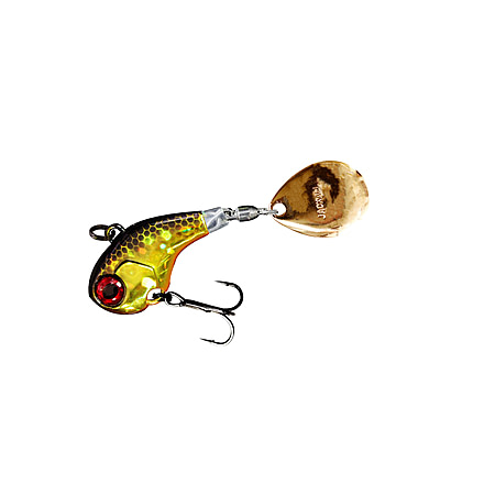 Jackall Lures Jackall Deracoup, HL Gold Black, 1oz, JDERA1-HLBG