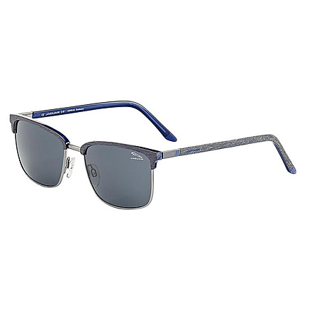 Jaguar 37257 Sunglasses, Blue-Crystal, Mirror Lenses, 56/16-140, 37257-4818
