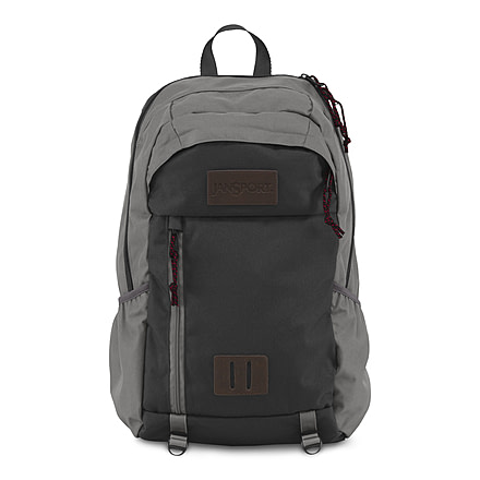 Jansport Fox Hole Backpack-Grey Tar/Shady Grey