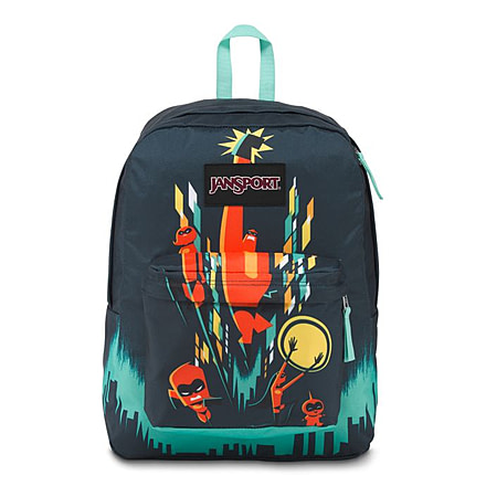 Jansport Incredibles 25L High Stakes Backpack, Incredibles Family Cityscape JS0A3P1F52U
