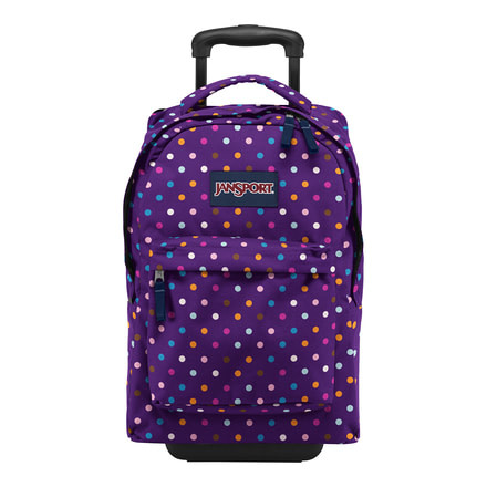 Jansport Superbreak Wheeled Urban Backpack, 33l, Spot-O-Rama-Navy, JS00THE934A