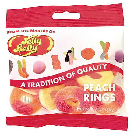 Jelly Belly Peach Rings 3 Oz