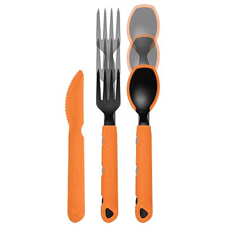 Jetboil Trailware Camping Utensils, Set, Orange/Black, TRLWR