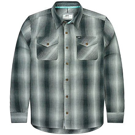 Jetty Breaker Flannel - Men's, Medium, Grey, 27339
