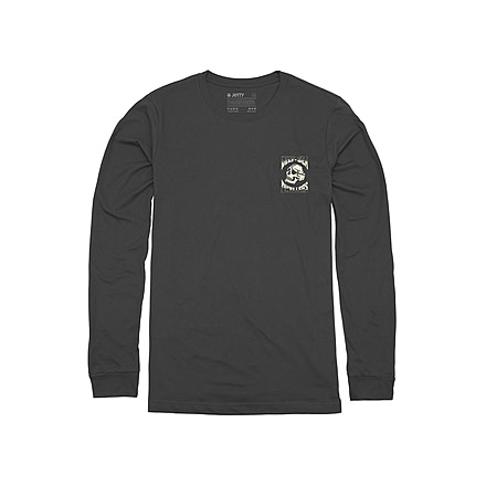 Jetty Dweller Long Sleeve Tee - Mens, Charcoal, Large, 26410