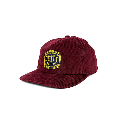 Jetty Fleet Snapback, Oxblood, One Size, 28402