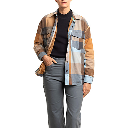Jetty Nivean Flannel Jacket - Womens, Tan, Medium, 27210