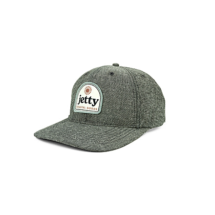 Jetty Rising Snapback, Heather Grey, One Size, 28765
