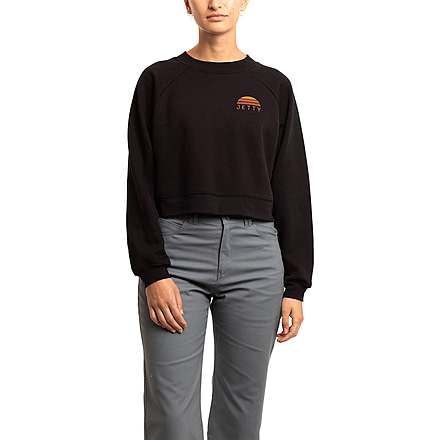 Jetty Sunup Crew - Womens, Black, Medium, 29294