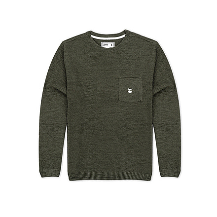 Jetty The Brine Sweater - Mens, Military, Small, 27764
