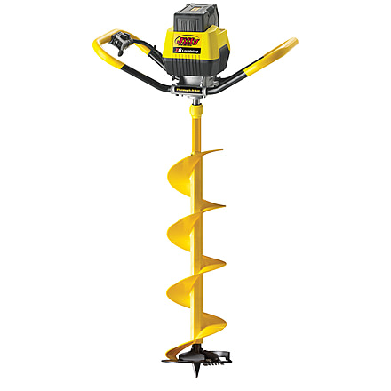 Jiffy E6 Lightning w/Hybrid Torch Drill Assembly, Right Hand, 8in, Yellow, Large, 56-08-H