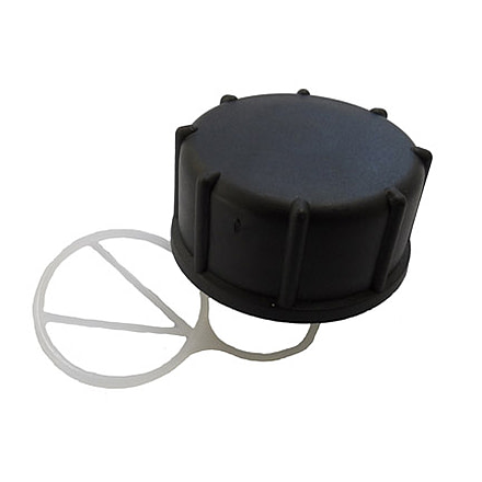 Jiffy Replacement Fuel Cap for Jiffy Drills w/ 2-Stroke Engines, Black, Small, 4196