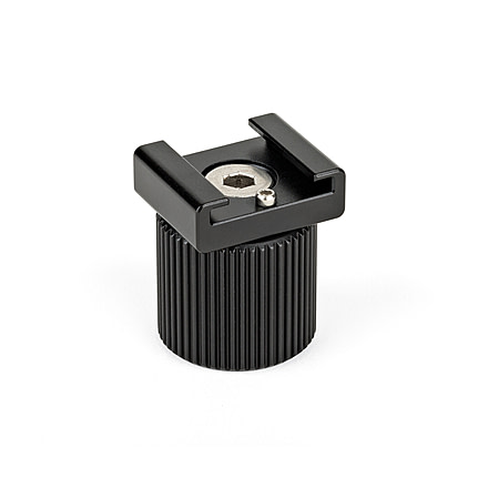 JOBY Cold Shoe PRO Aluminim Cold Shoe Adapter for Attaching Accessories, Black, JB01530