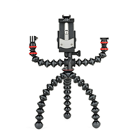 JOBY Gorilla Pod Mobile Rig Aluminum Tripod for Mobile Phone Video, Black, JB01533