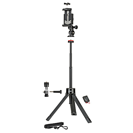 JOBY GripTight PRO TelePod Telescoping Tripod, w/Grip for Mobile Phones, Black, JB01534
