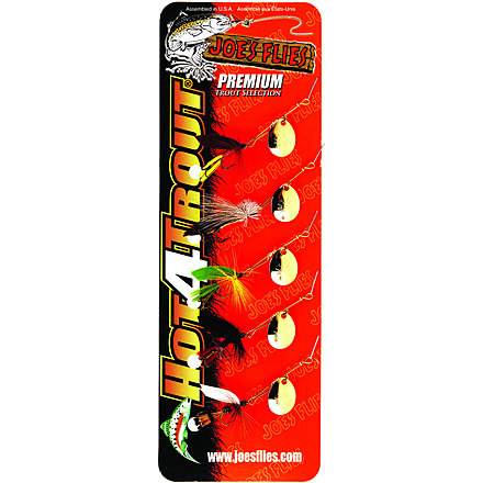 Joes Flies Hot-4-Trout Spinner Fly, Assortment, 5/Pack, TPP-5-A