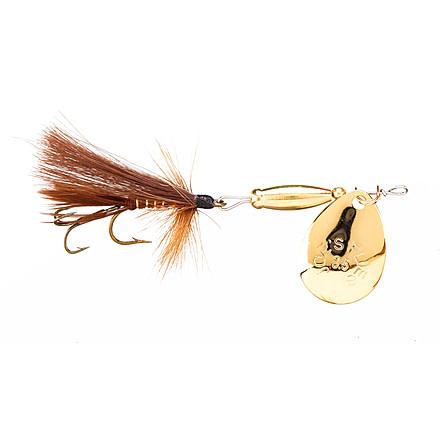 Joes Flies Super Striker Elite In-Line Spinner Fly, Sz 4, 1/4 oz March Brown, B-4131
