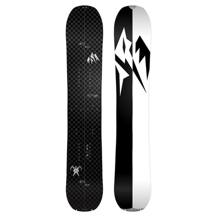 Jones Carbon Solution Splitboard, Black/White, 165cm Wide SJ180199