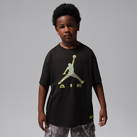 Jordan Jordan Big Kids Brooklyn Realtree T-Shirt in Black 95G273-023, Black, L, male, 1016056804-00199016212696