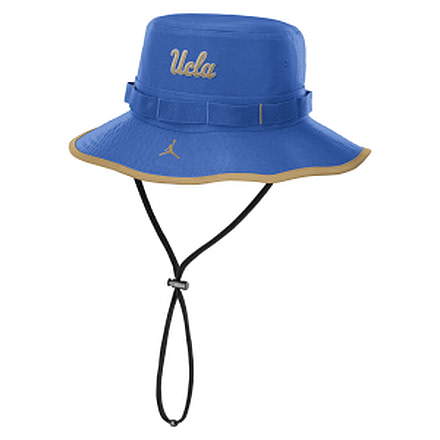 Jordan UCLA Bruins On-Field Apex Boonie Jordan Dri-FIT College Bucket Hat in Blue CLF24HWJC18NF0-UCL, Blue, S, unisex, 1015609882-00197833693469