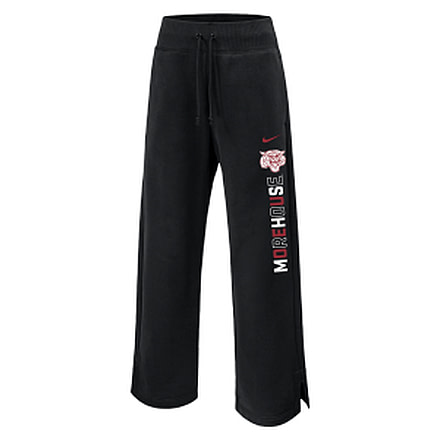 Jordan Womens Jordan College Morehouse College Phoenix Fleece Sweatpants in Black ZW75589MORE25-BLK, Black, S, female, 1015916067-00198261505911