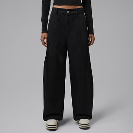 Jordan Womens Jordan Flight 91 Baggy Pants in Black IF1042-011, Black, XL, female, 1015836564-00198726507344