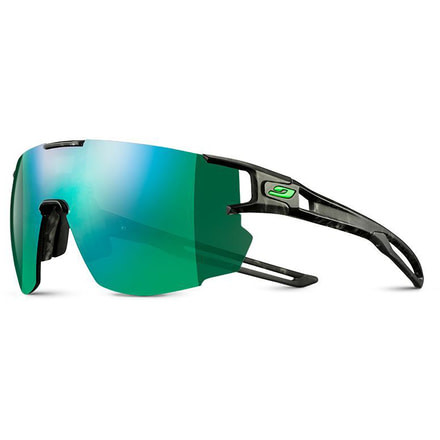 Julbo Aerospeed Sunglasses Gray Tortoiseshell/Green Frame with Spectron 3CF Lenses, J5021120