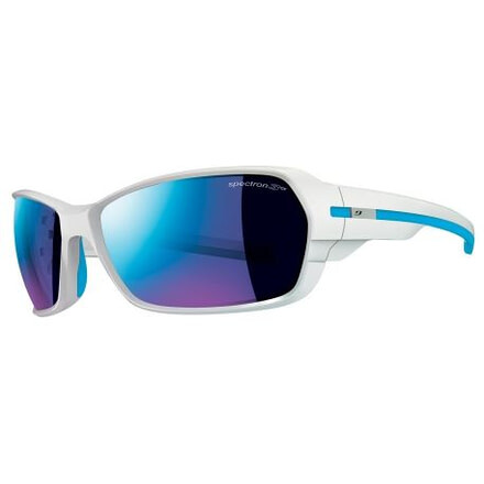 Julbo Dirt 2.0 Sunglasses, Shiny White/Blue Frame w/Spectron 3CF Lenses 4741111